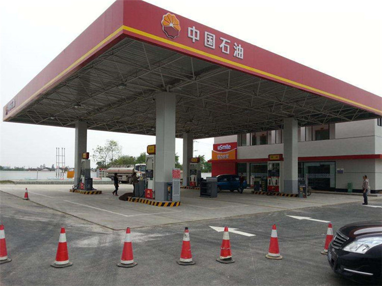 都匀加油站钢结构网架案例20