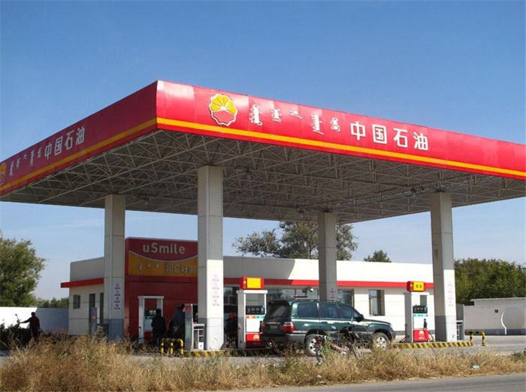 都匀加油站钢结构网架案例1